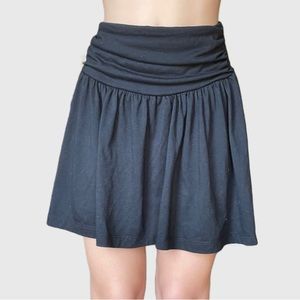 Vintage Xhilaration Black Flowy Mini Skirt